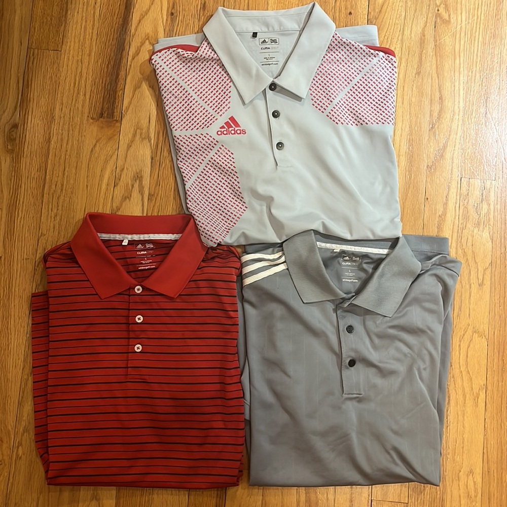 Mens Adidas Climalite Polos